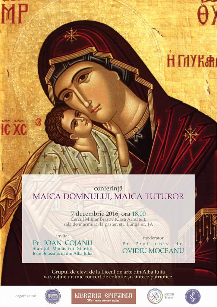 Conferință Maica Domnului Maica Tututor