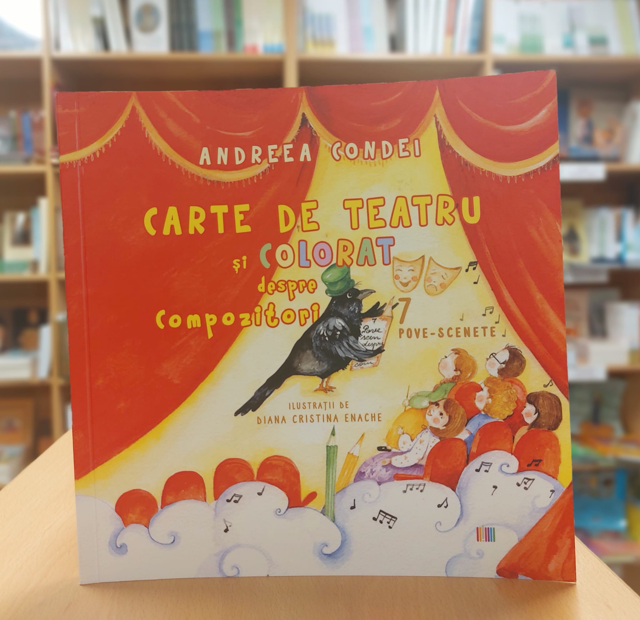 Carte de teatru si colorat despre compozitori